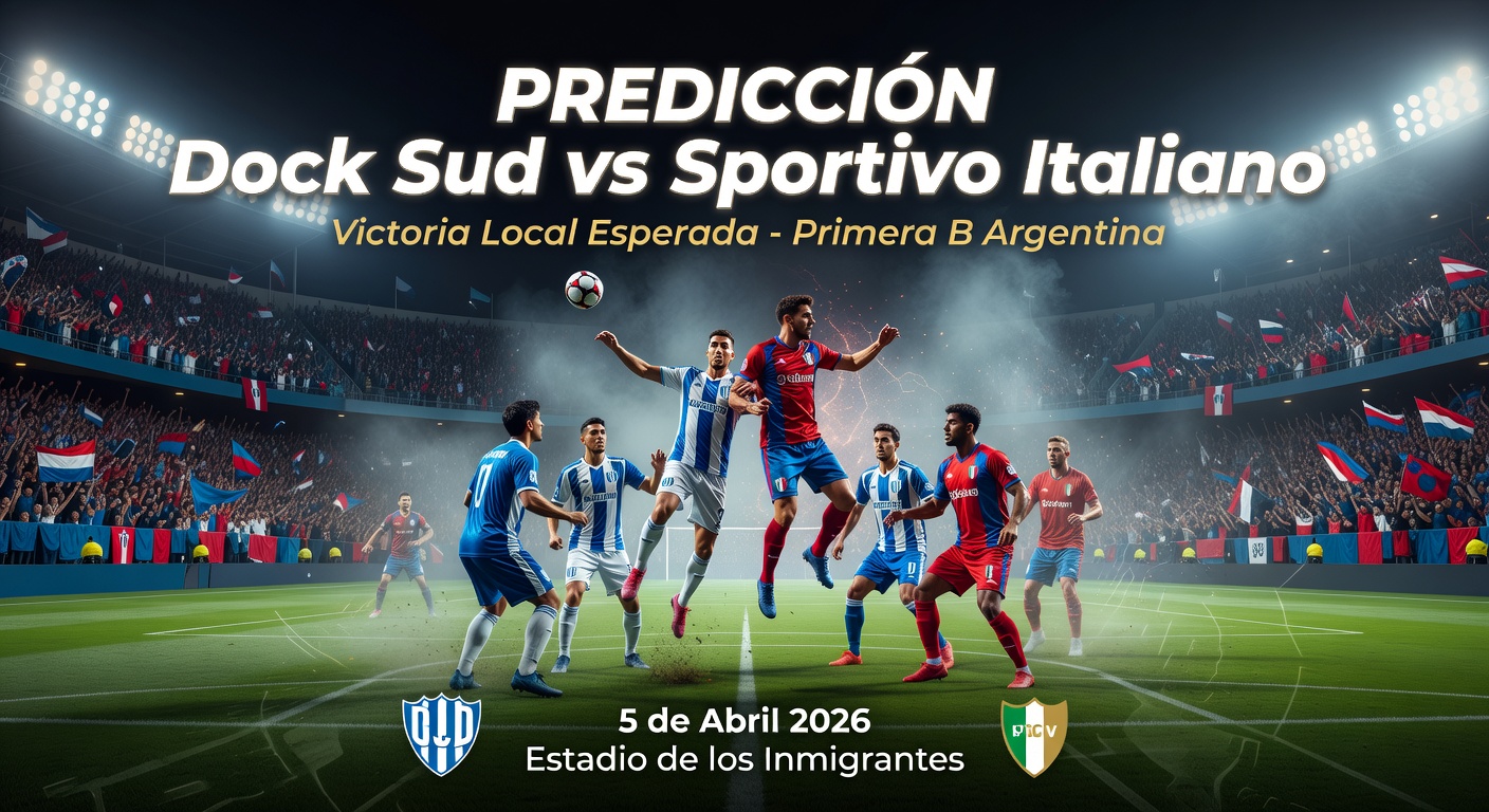 Dock Sud vs Sportivo Italiano Pronóstico / Prediction
