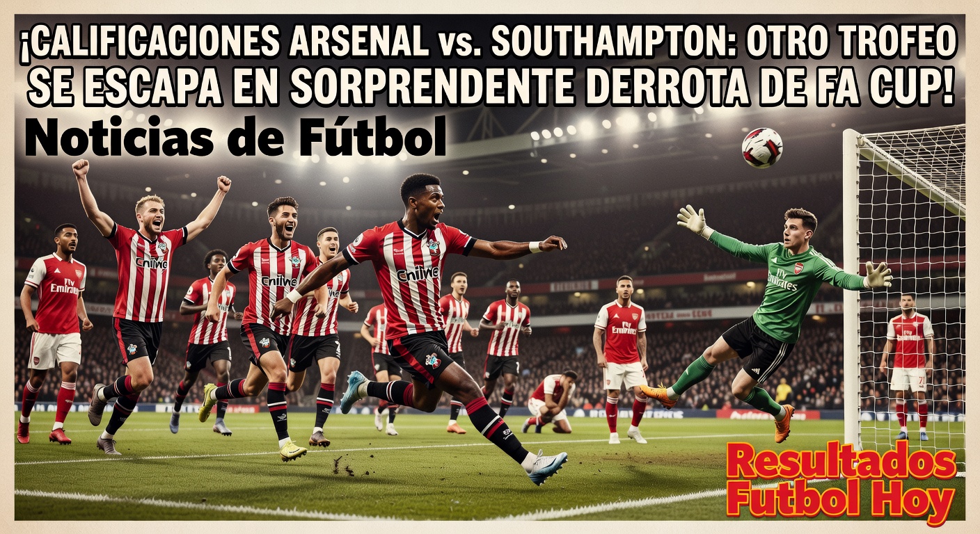 Southampton stun Arsenal 2-1 (FA Cup Shock)