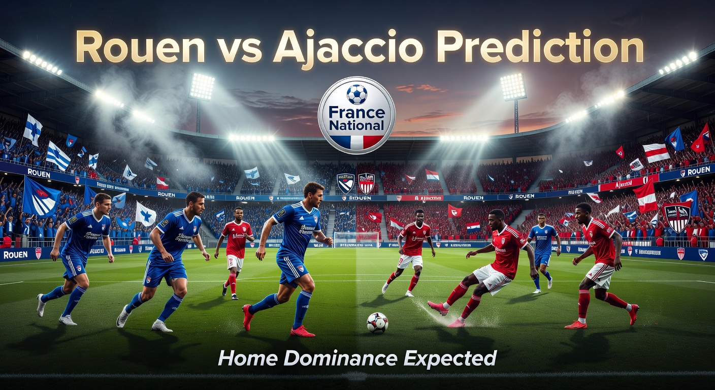 Rouen vs Ajaccio Pronóstico / Prediction