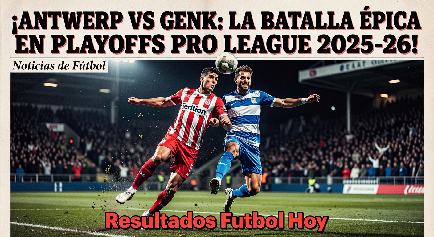 Antwerp vs Genk - Belgian Pro League (BBC Sport)