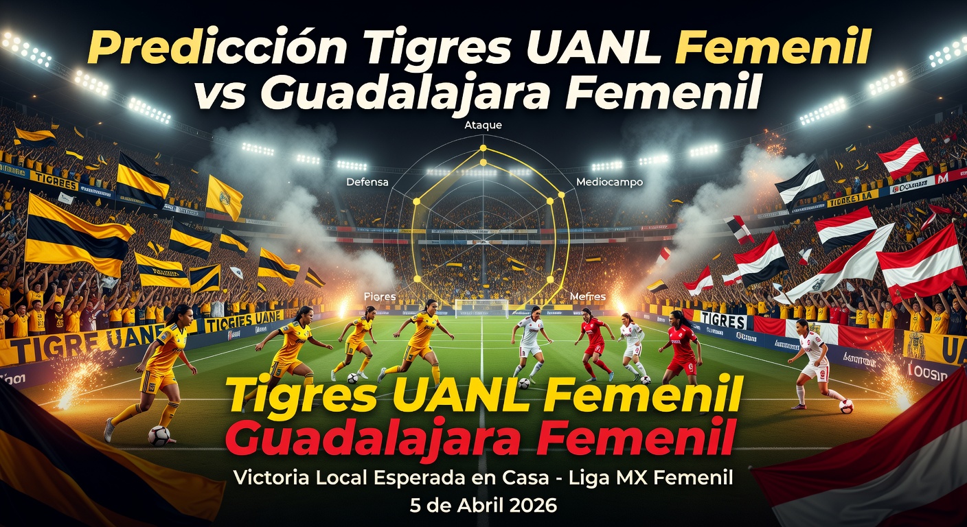 Tigres UANL W vs Guadalajara W Pronóstico / Prediction