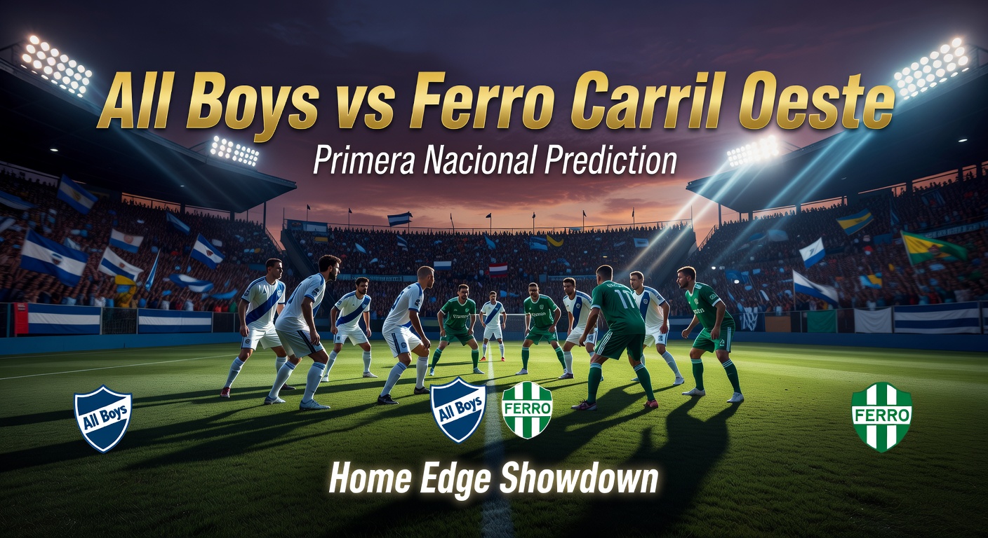 All Boys vs Ferro Carril Oeste Pronóstico / Prediction
