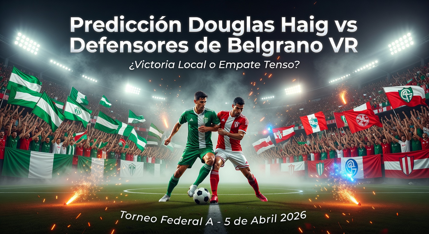 Douglas Haig vs Defensores de Belgrano VR Pronóstico / Prediction