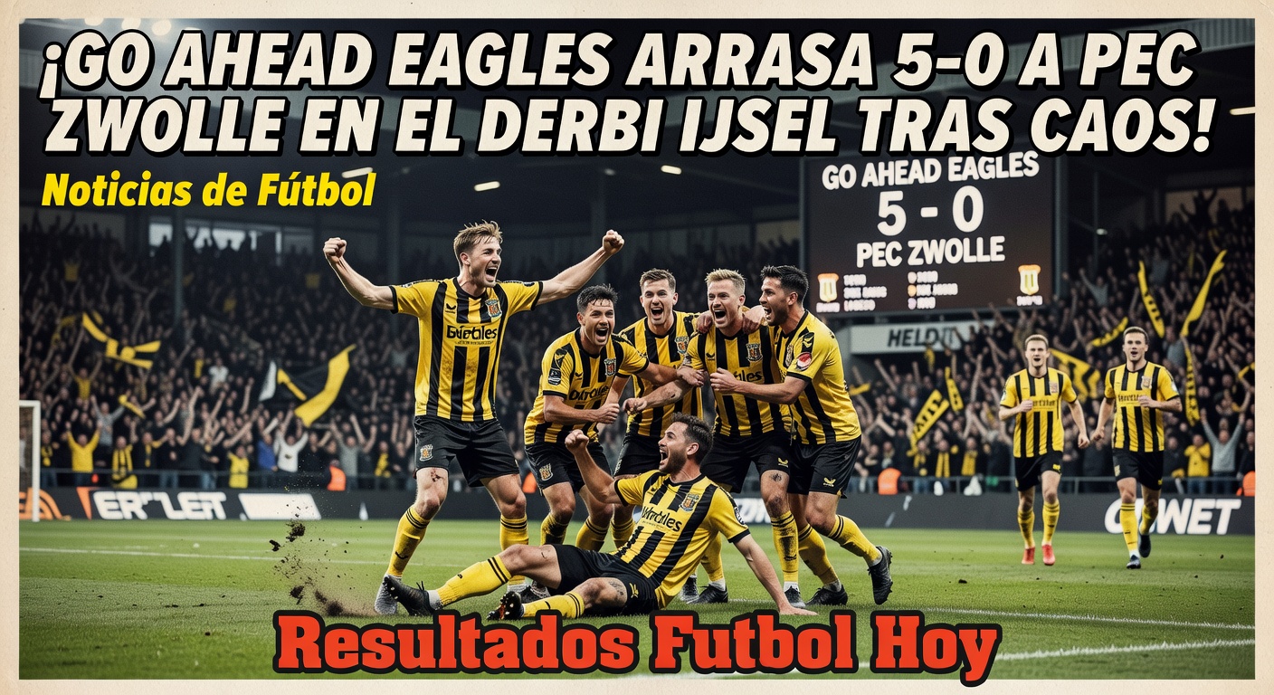 Go Ahead Eagles 5-0 PEC Zwolle: Eredivisie rout (BBC Sport / ESPN)