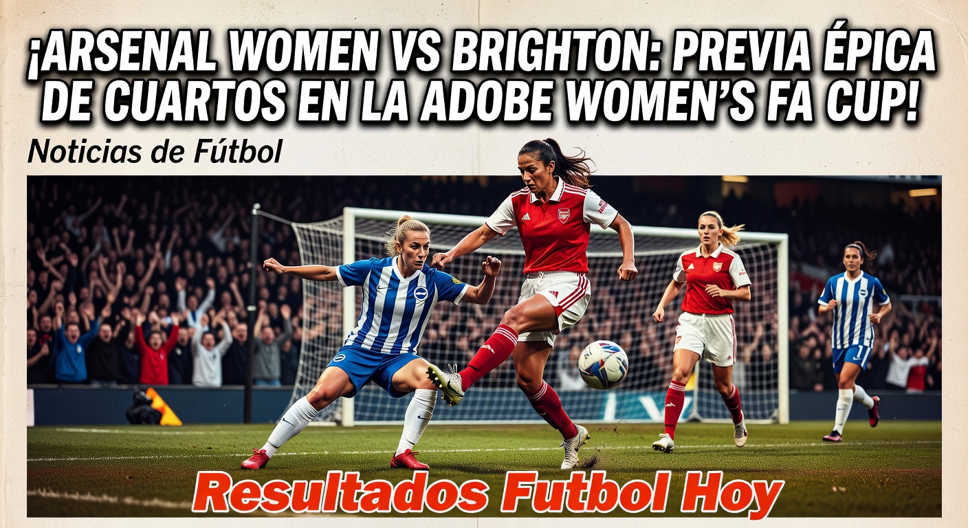 Women's FA Cup QF: Arsenal vs Brighton at 13:00 (BBC Sport)