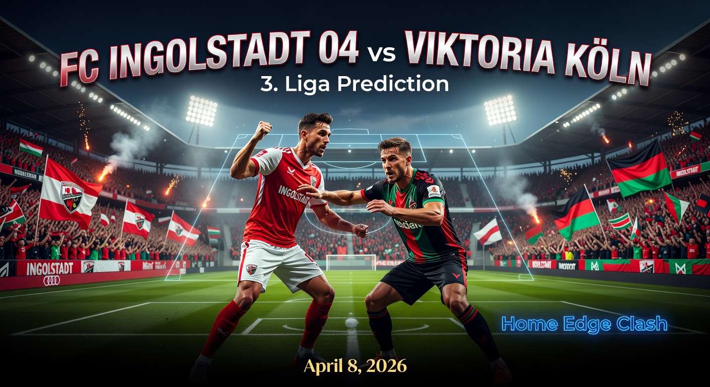 FC Ingolstadt 04 vs FC Viktoria Köln Pronóstico / Prediction