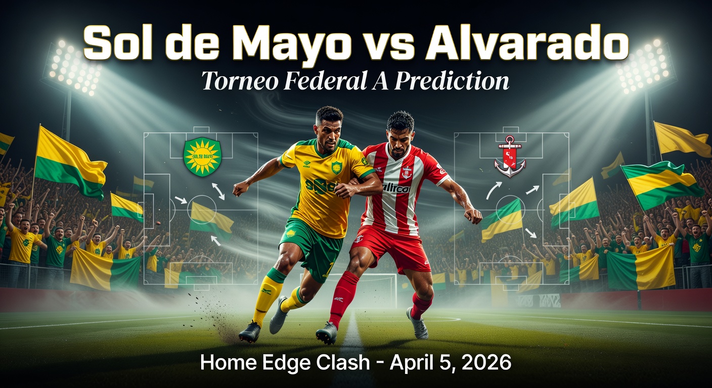 Sol de Mayo vs Alvarado Pronóstico / Prediction