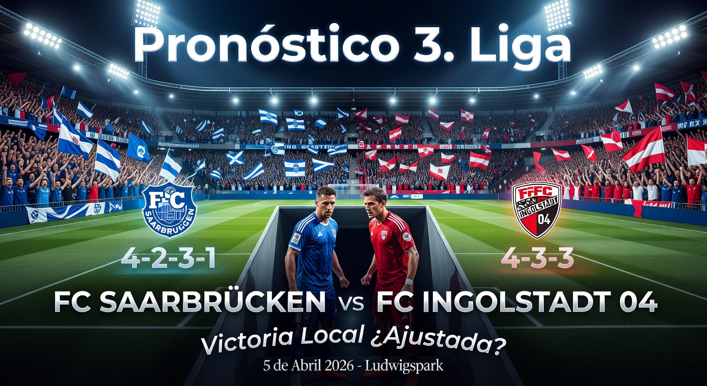 FC Saarbrücken vs FC Ingolstadt 04 Pronóstico / Prediction