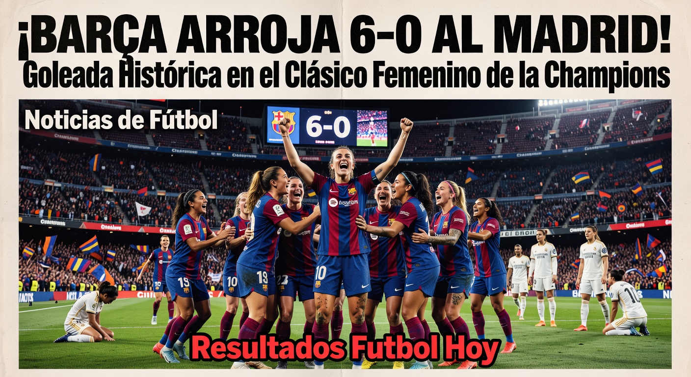 Barcelona demolish Real Madrid 6-0 in Women's Champions League quarter-final