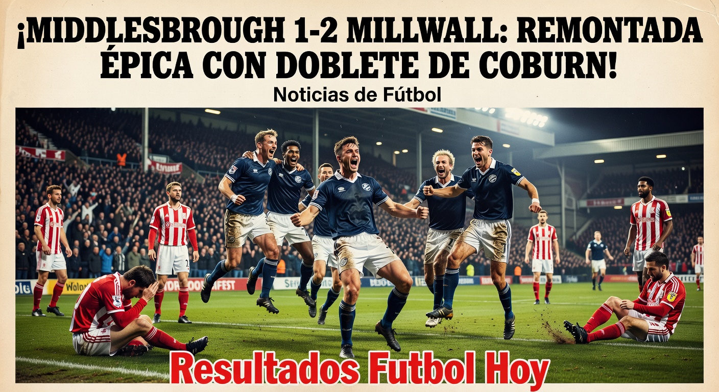 Millwall 1-2 Middlesbrough - EFL Championship FT (ESPN)