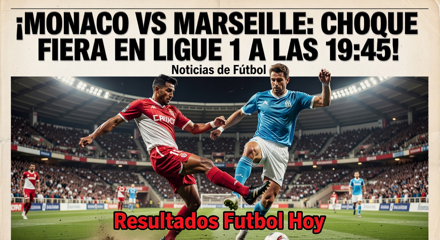 Monaco vs Marseille in Ligue 1