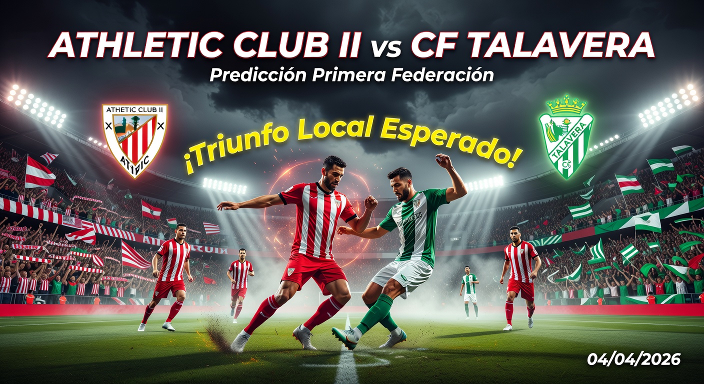 Athletic Club II vs CF Talavera Pronóstico / Prediction
