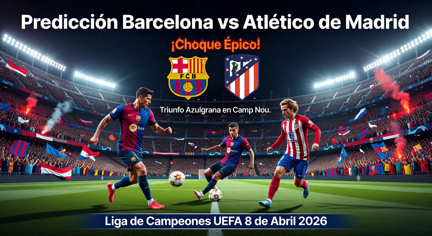 Barcelona vs Atletico Madrid Pronóstico / Prediction