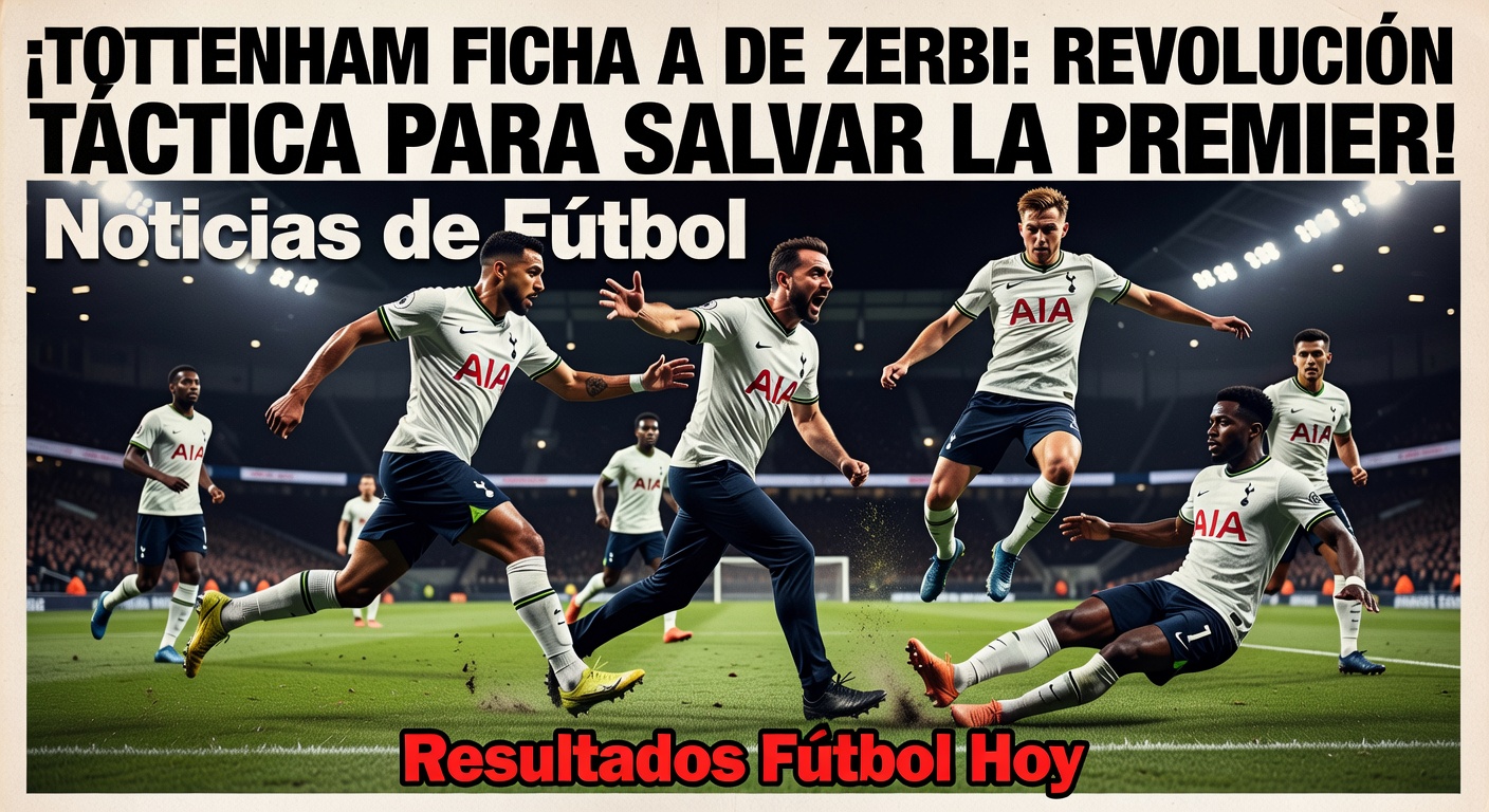 Tottenham Appoint Roberto De Zerbi Amid Relegation Fight