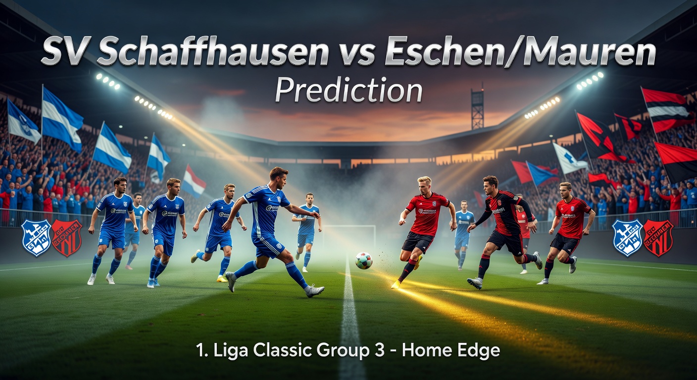 SV Schaffhausen vs Eschen / Mauren Pronóstico / Prediction