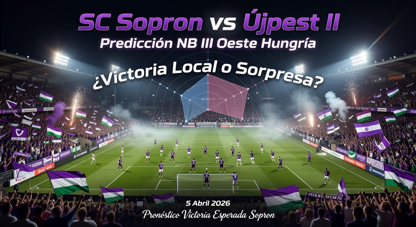 SC Sopron vs Újpest II Pronóstico / Prediction