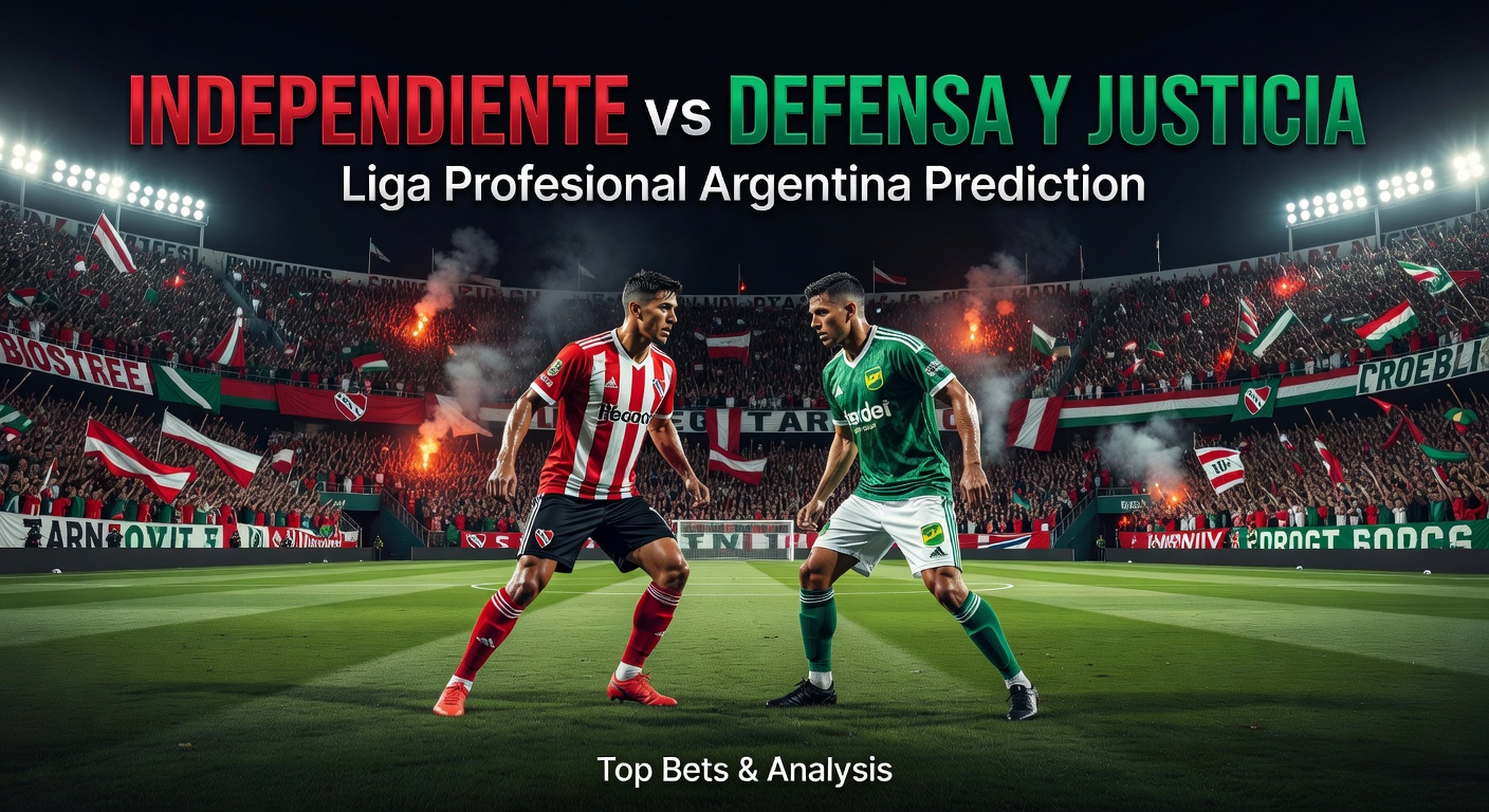 Independiente vs Defensa Y Justicia Pronóstico / Prediction