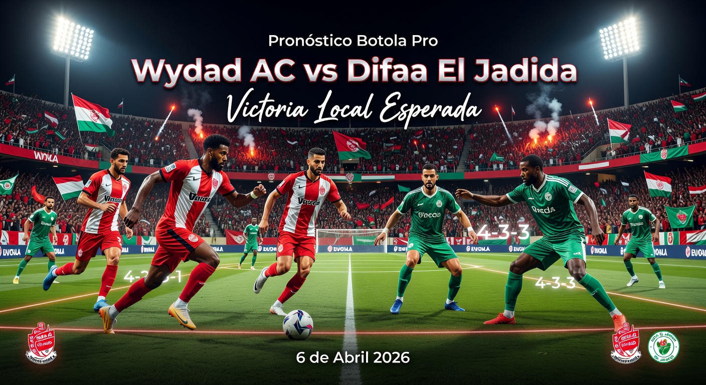 Wydad AC vs Difaa EL Jadida Pronóstico / Prediction