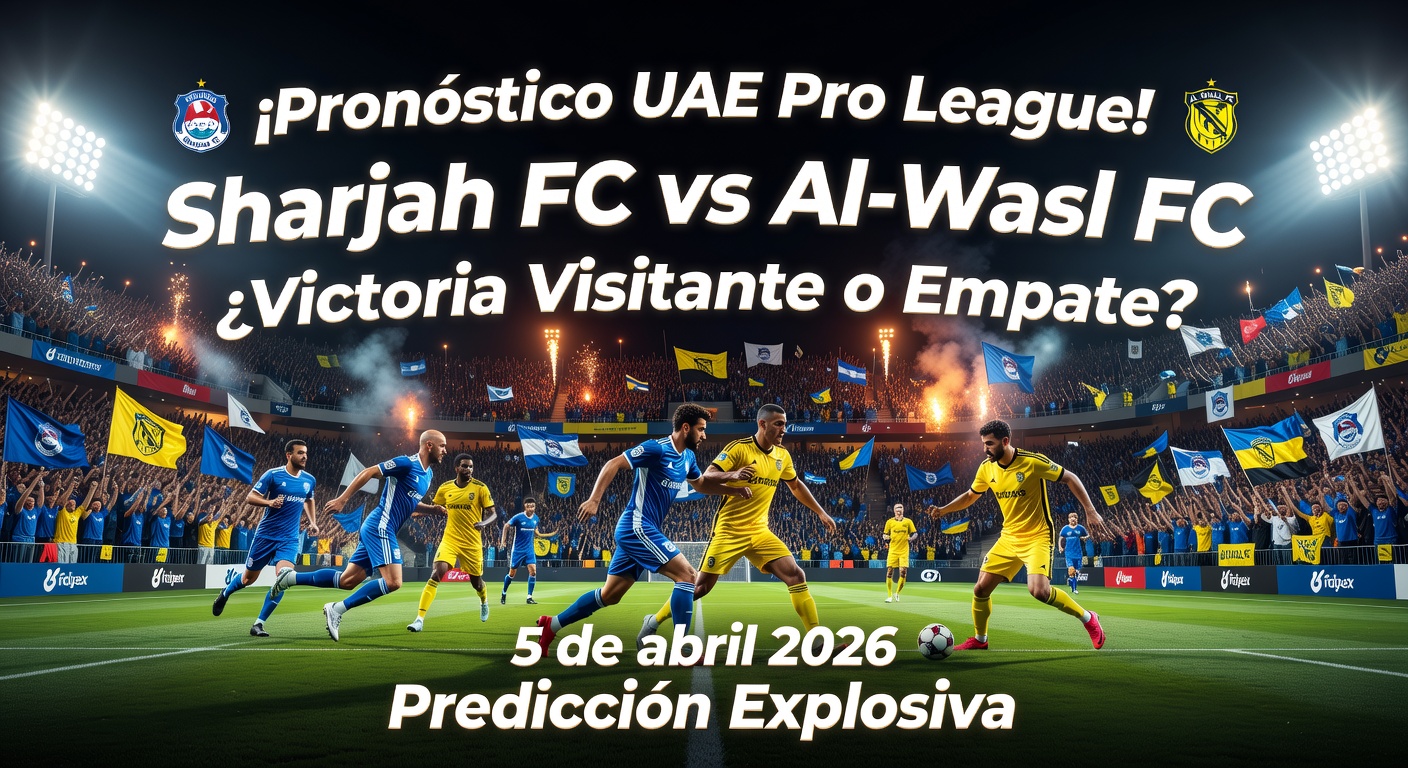 Sharjah FC vs Al-Wasl FC Pronóstico / Prediction