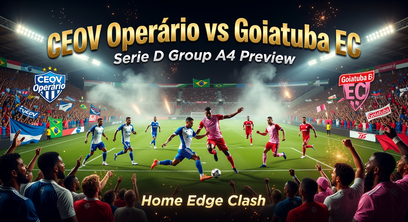 CEOV Operário vs Goiatuba EC Pronóstico / Prediction