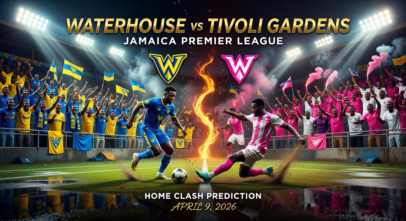 Waterhouse vs Tivoli Gardens Pronóstico / Prediction