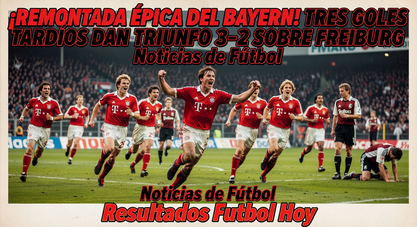 Bayern Munich Mount 3-2 Comeback Win at Freiburg with Late Goals (The Star, 6 hours ago)