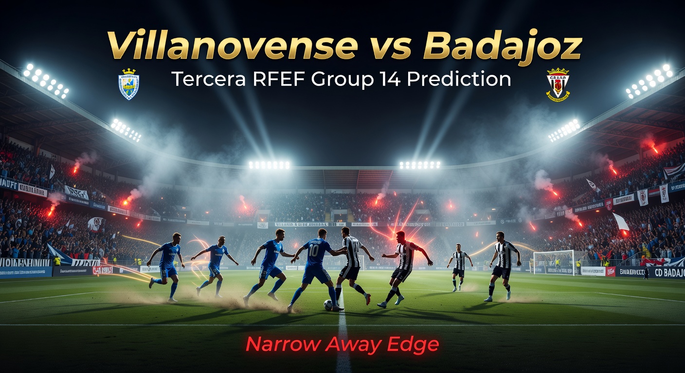 Villanovense vs Badajoz Pronóstico / Prediction