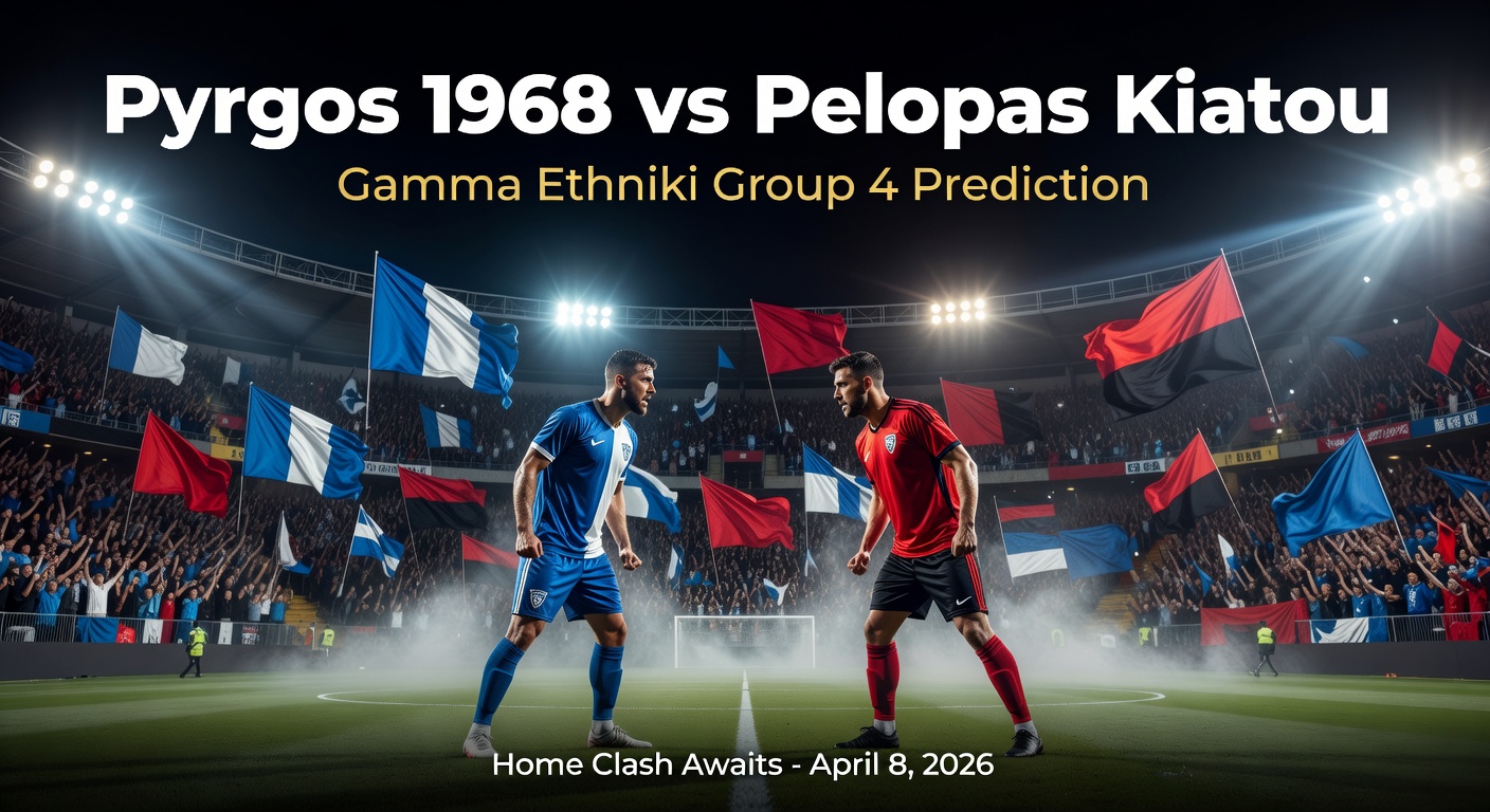 Pyrgos 1968 vs Pelopas Kiatou Pronóstico / Prediction