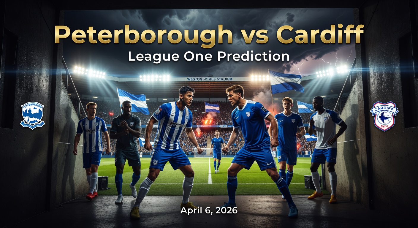 Peterborough vs Cardiff Pronóstico / Prediction