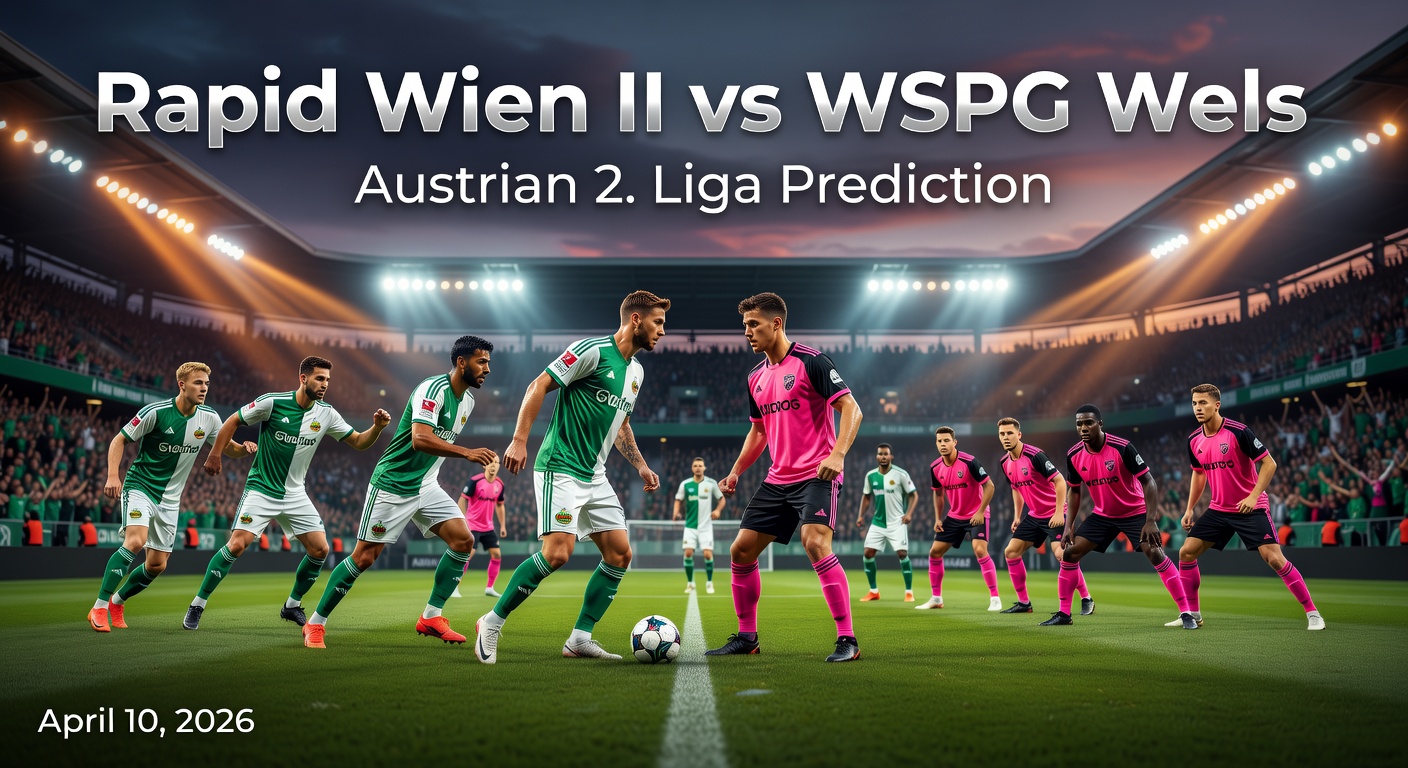 Rapid Wien II vs WSPG Wels Pronóstico / Prediction