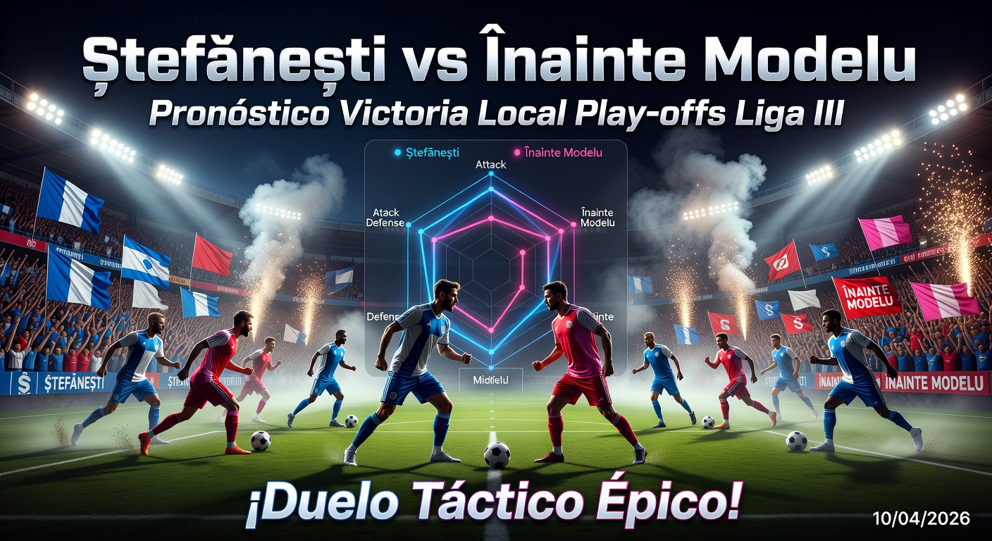 Ştefăneşti vs Înainte Modelu Pronóstico / Prediction