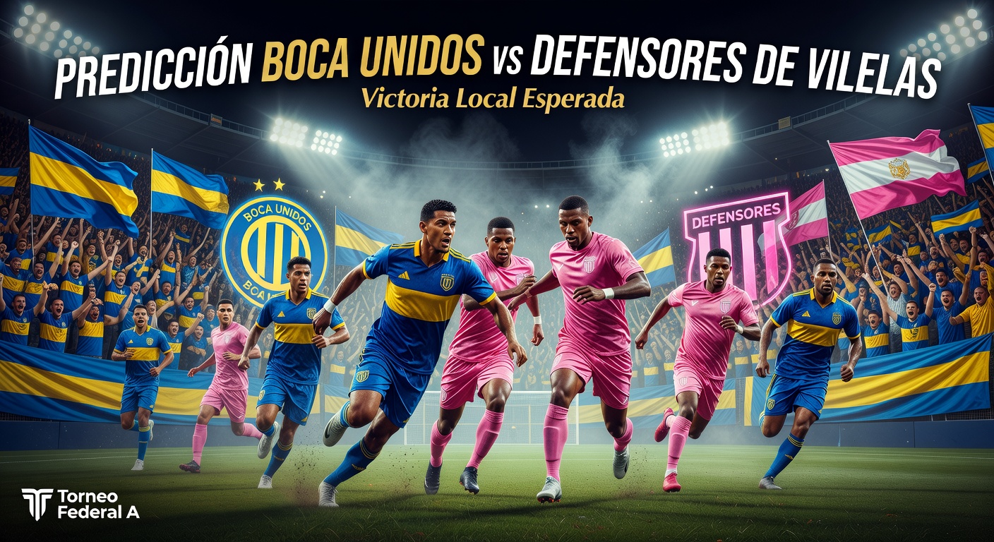 Boca Unidos vs Defensores de Vilelas Pronóstico / Prediction