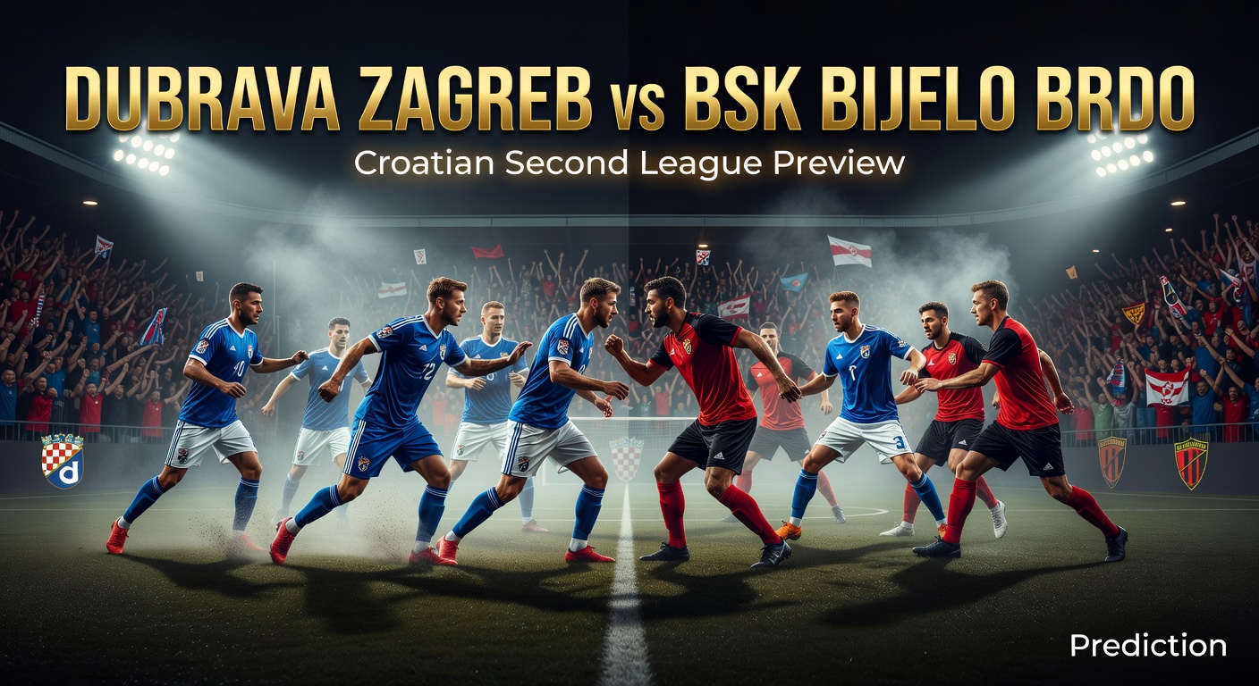 Dubrava Zagreb vs Bsk Bijelo Brdo Pronóstico / Prediction