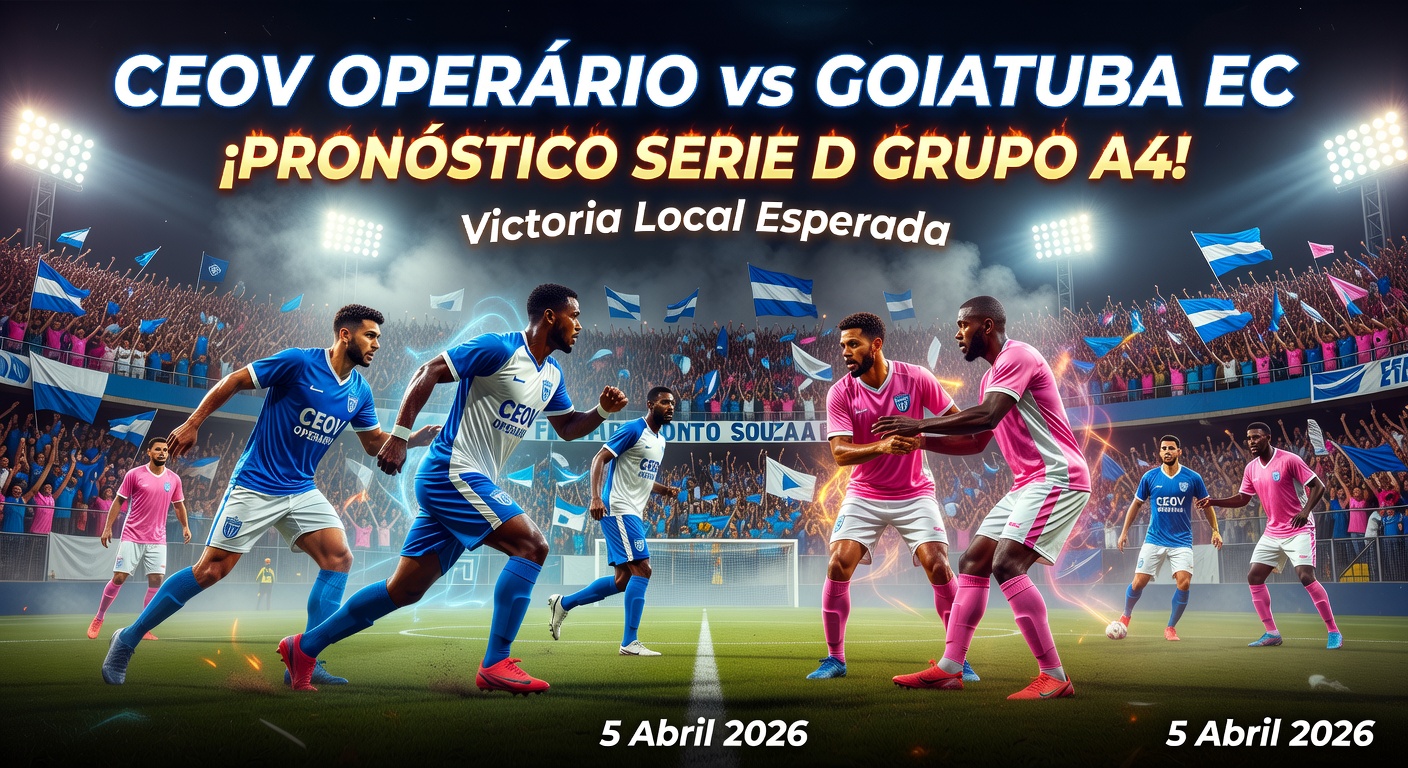 CEOV Operário vs Goiatuba EC Pronóstico / Prediction