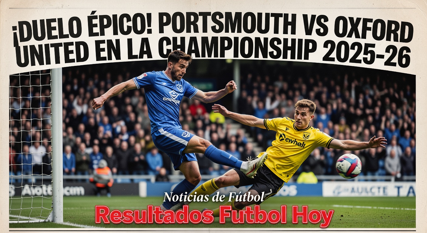 Portsmouth vs Oxford United EFL Championship