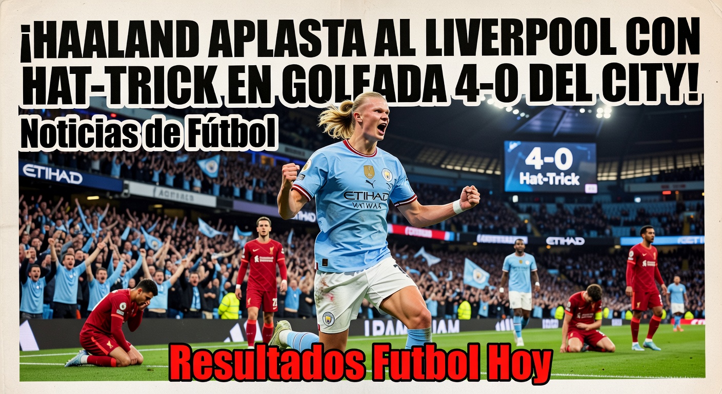 Man City 4-0 Liverpool: Haaland Hat-Trick in FA Cup (Reuters, 19 hours ago)