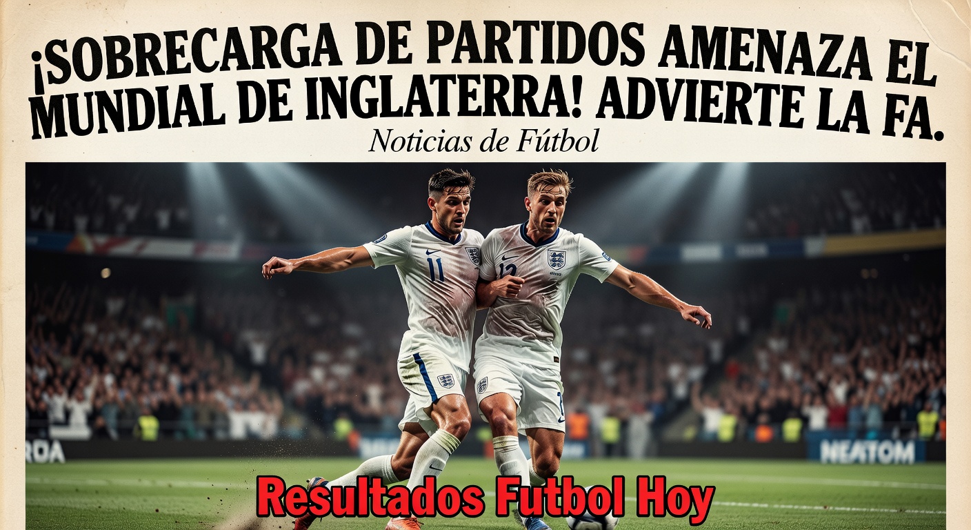 England's World Cup hopes at risk due to fixture congestion - FA warns