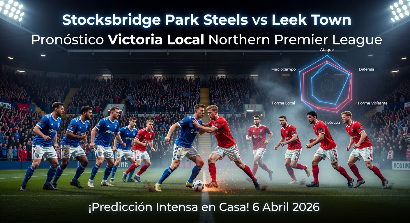 Stocksbridge Park Steels vs Leek Town Pronóstico / Prediction