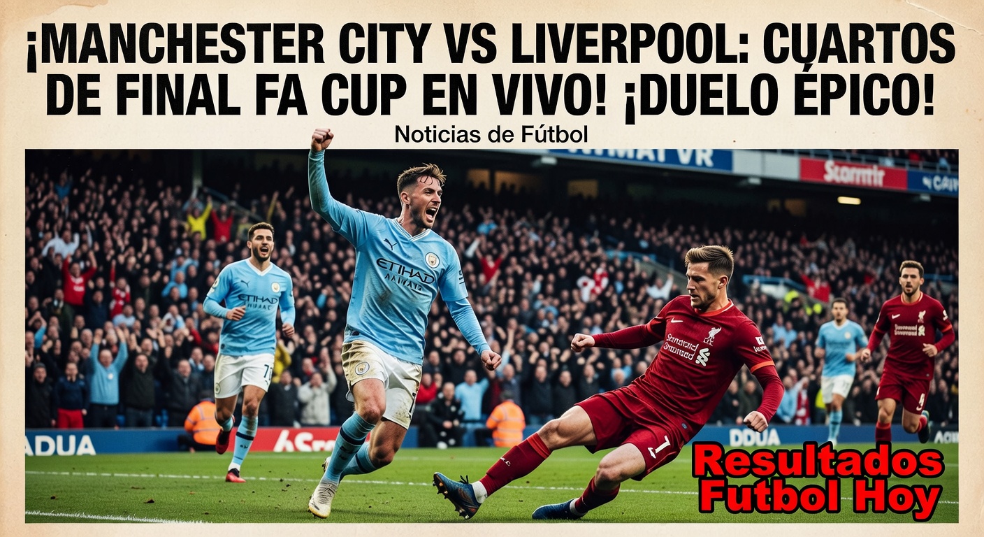 Man City vs Liverpool FA Cup QF: Live Minute-by-Minute