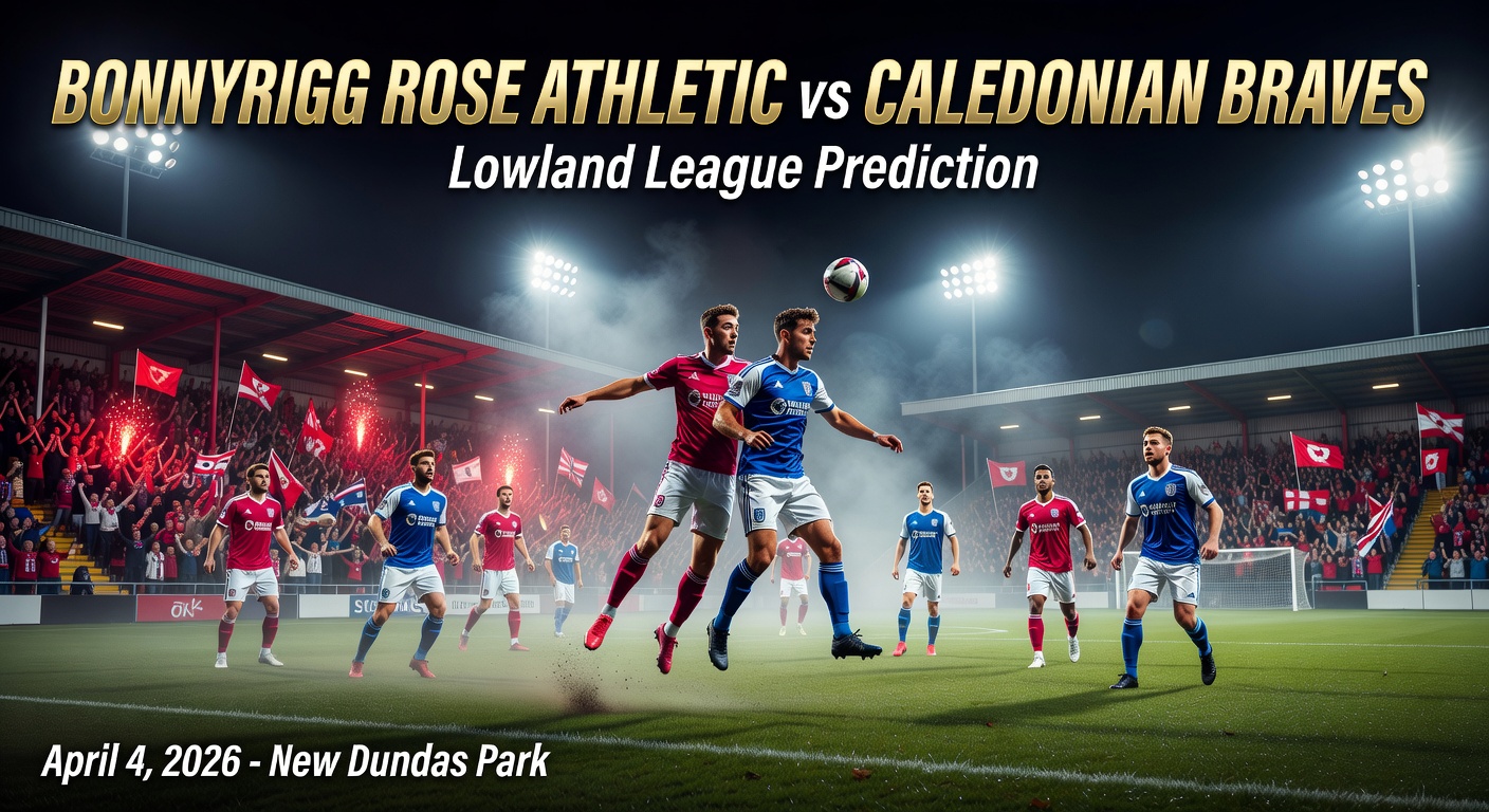 Bonnyrigg Rose Athletic vs Caledonian Braves Pronóstico / Prediction