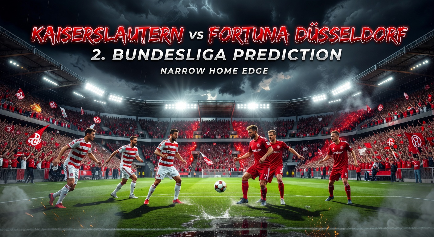 1. FC Kaiserslautern vs Fortuna Düsseldorf Pronóstico / Prediction