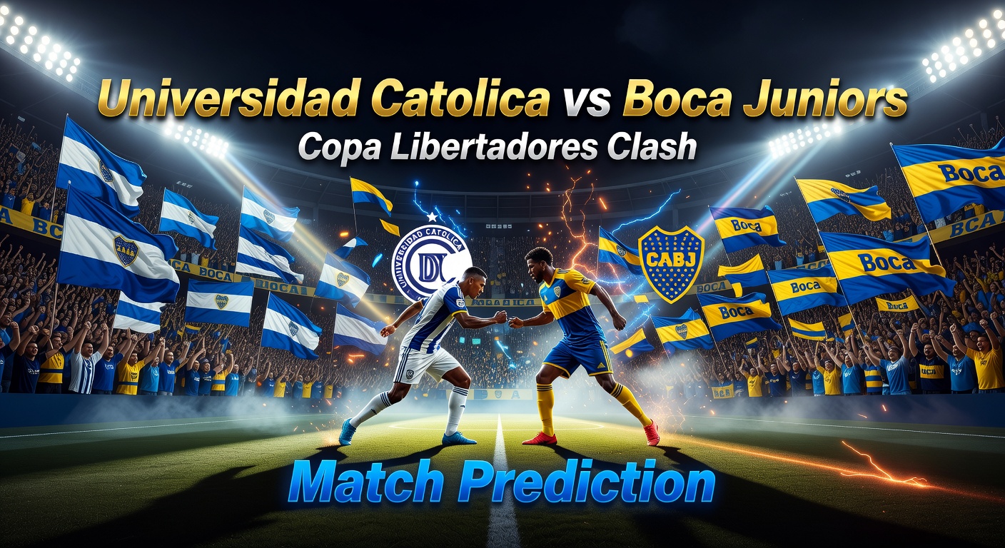 U. Catolica vs Boca Juniors Pronóstico / Prediction
