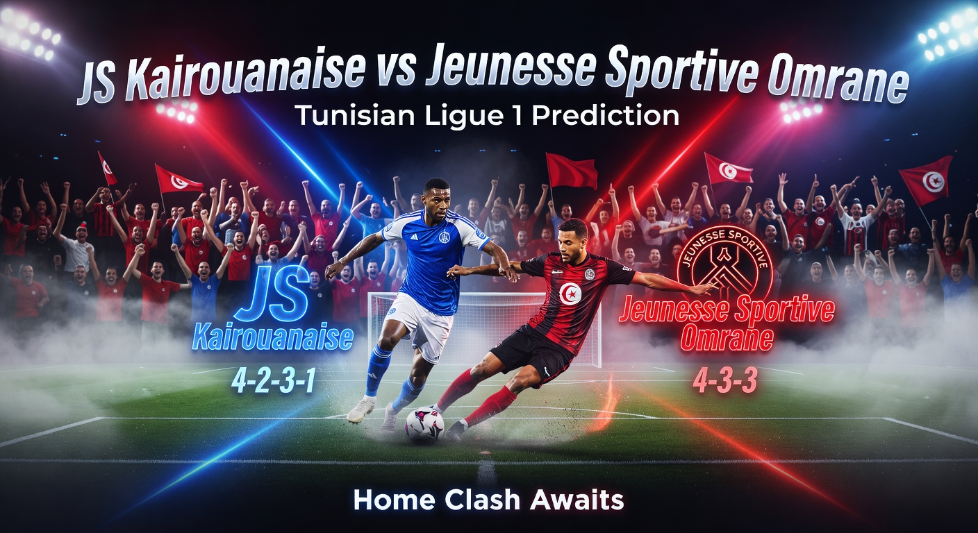 JS Kairouanaise vs Jeunesse Sportive Omrane Pronóstico / Prediction