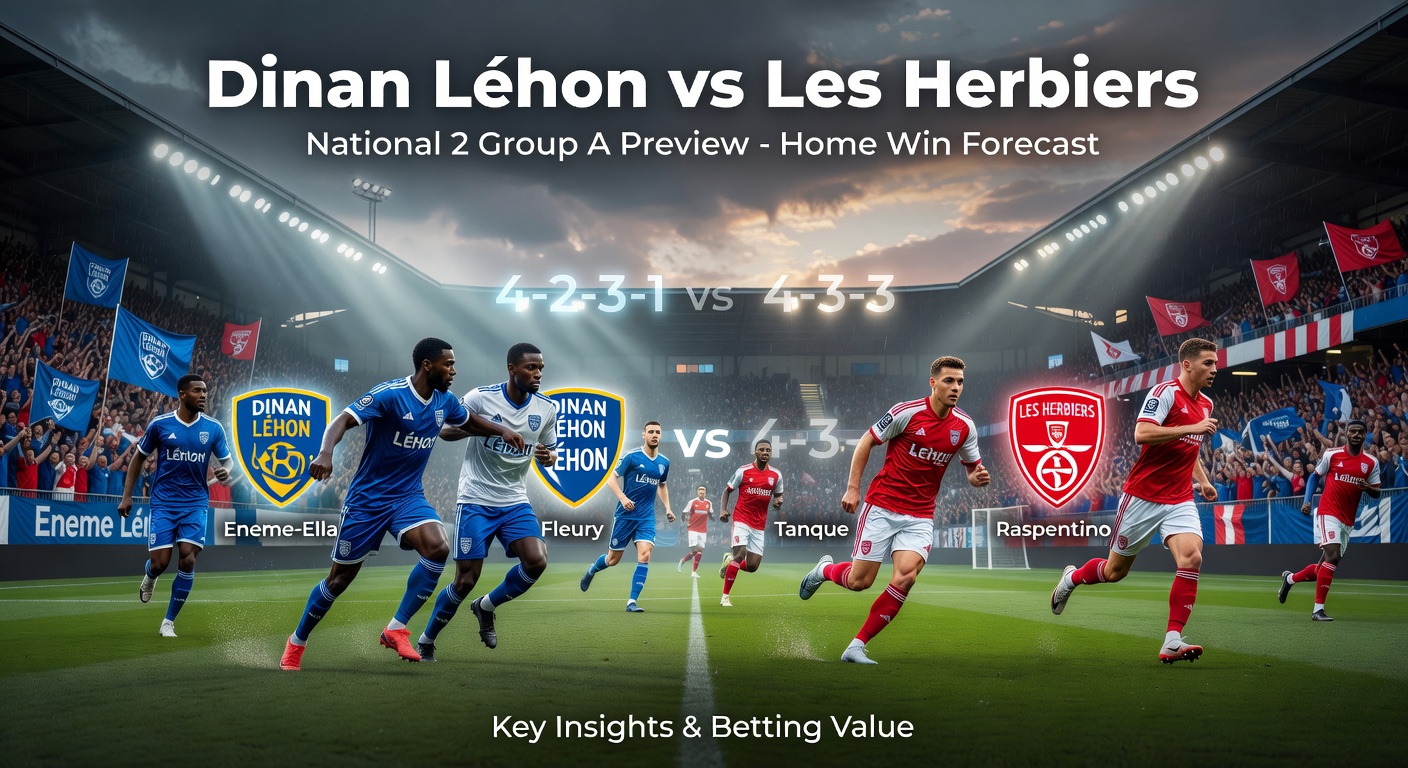 Dinan Léhon vs Les Herbiers Pronóstico / Prediction