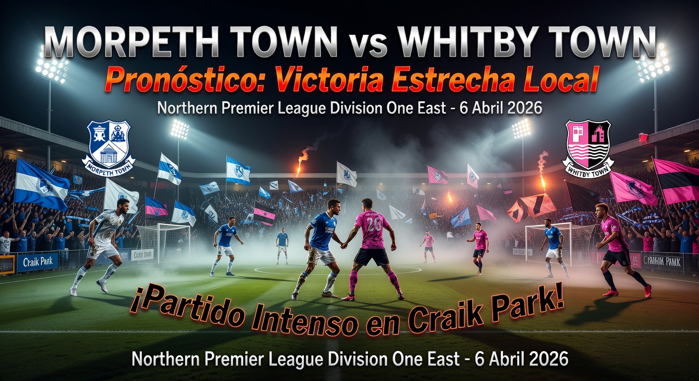Morpeth Town vs Whitby Town Pronóstico / Prediction