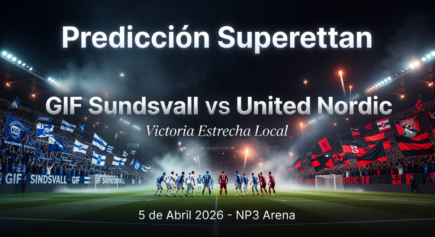 GIF Sundsvall vs United Nordic Pronóstico / Prediction