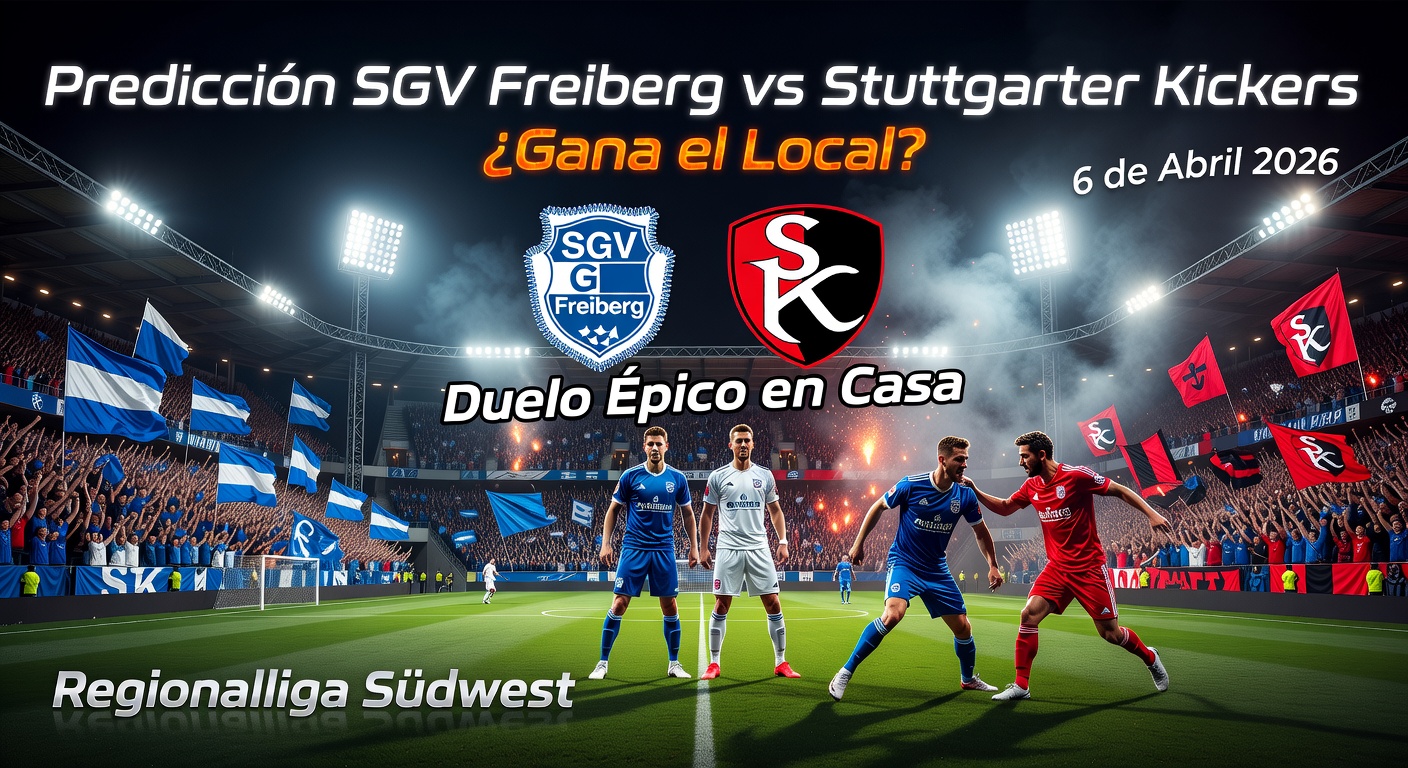 SGV Freiberg vs Stuttgarter Kickers Pronóstico / Prediction