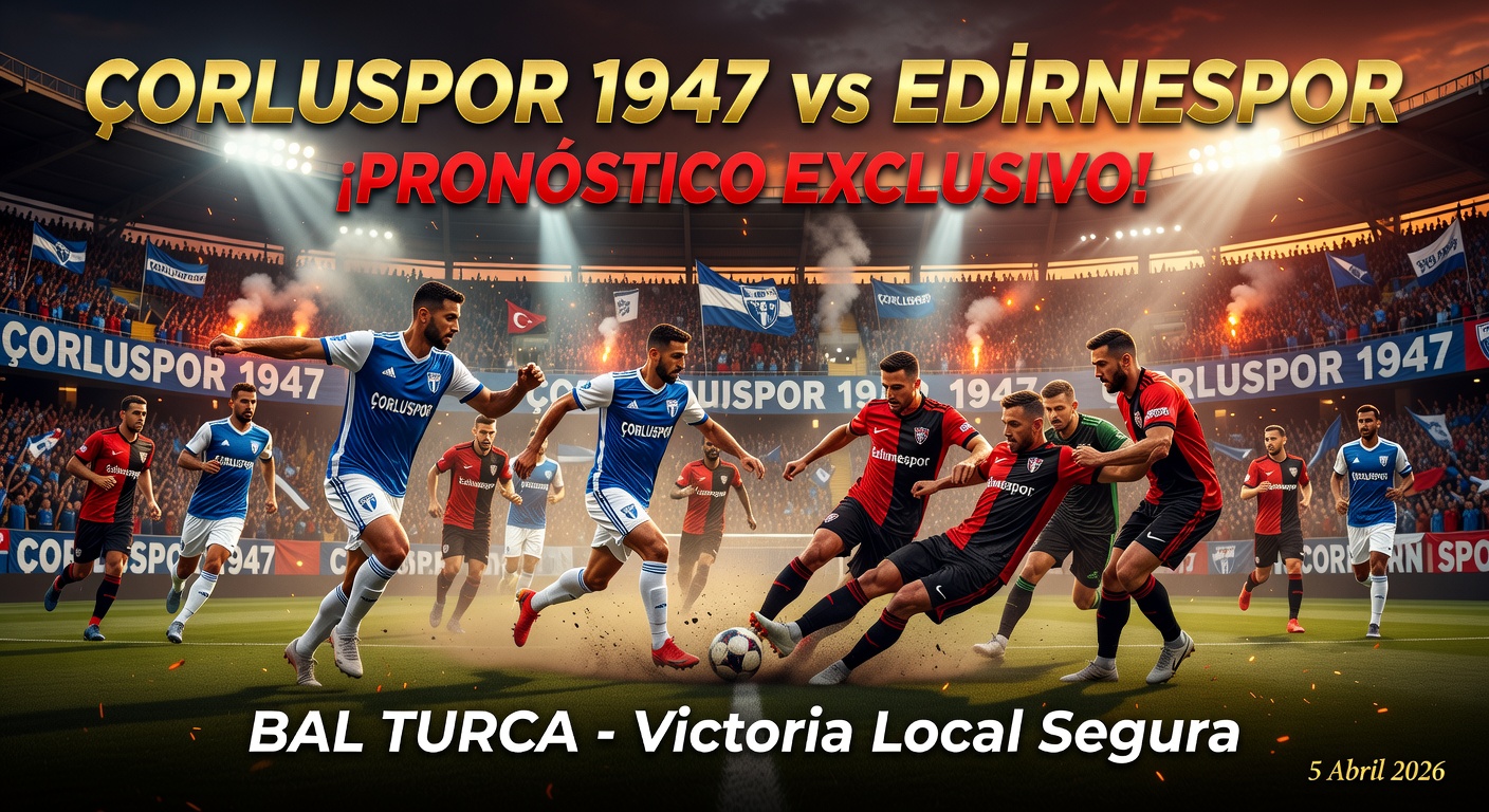 Çorluspor 1947 vs Edirnespor Pronóstico / Prediction