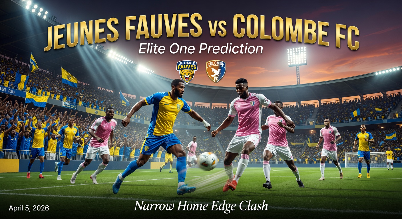 Jeunes Fauves vs Colombe Pronóstico / Prediction