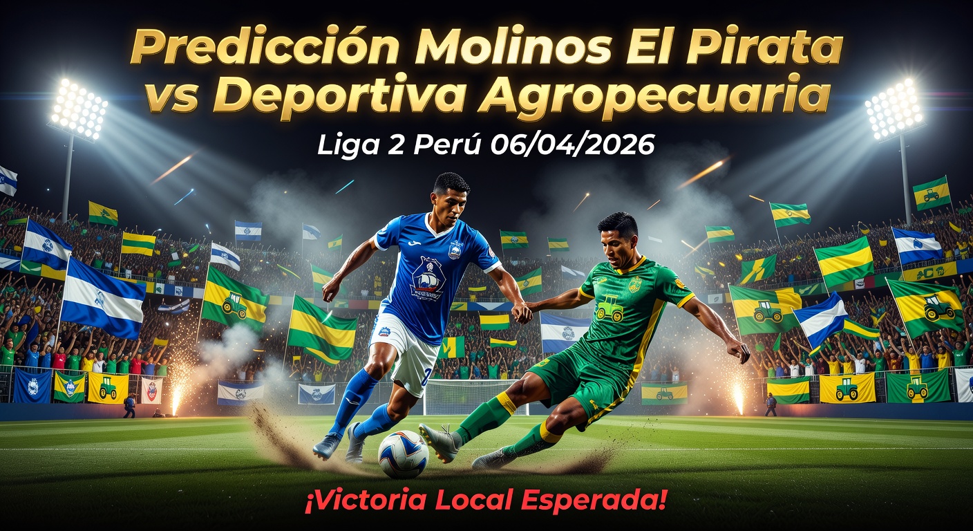 Molinos El Pirata vs Deportiva Agropecuaria Pronóstico / Prediction
